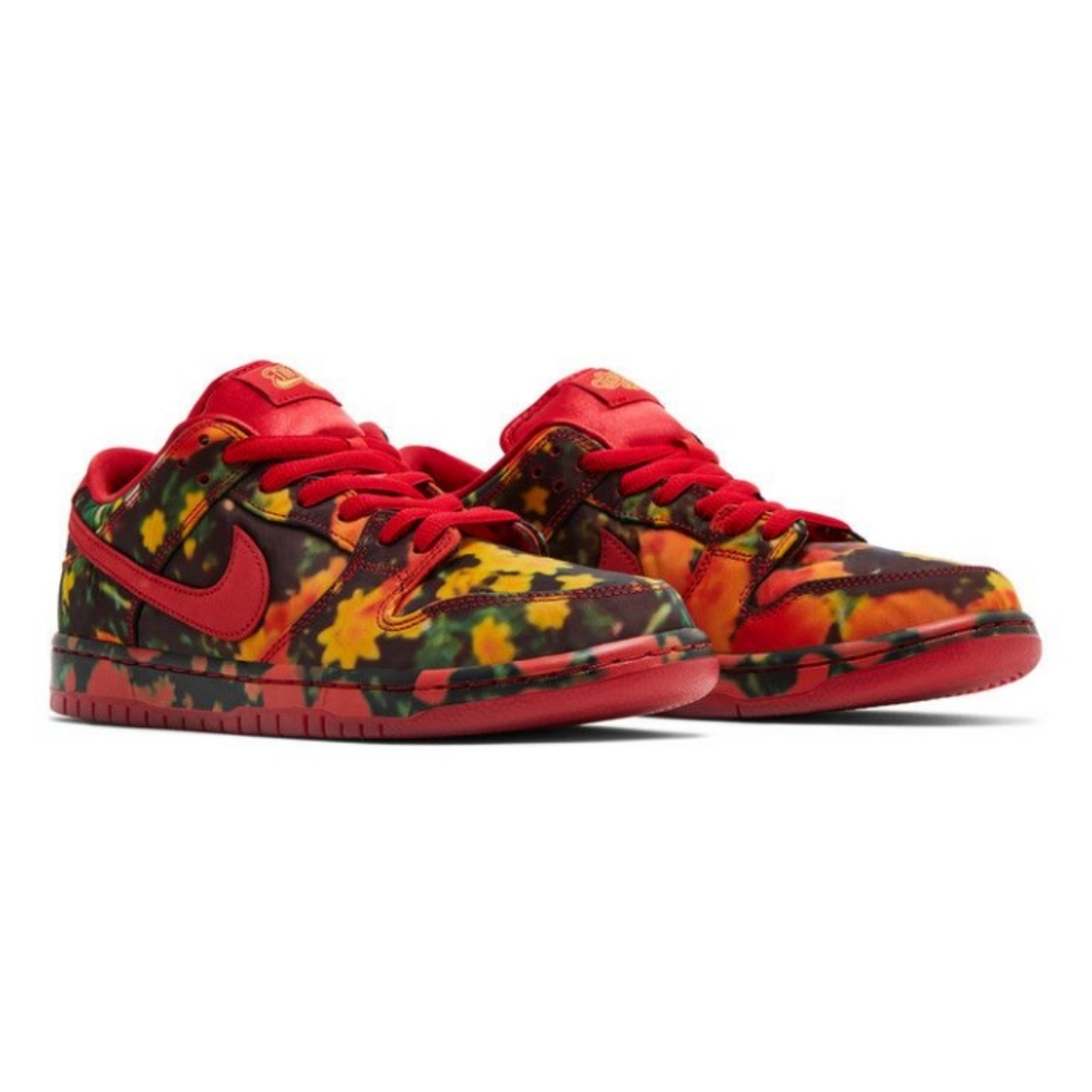 Nike SB Dunk Low x The Wizard of Oz Poppy Field Men's Size 9.5 FZ1291-600 - Picture 5 of 10